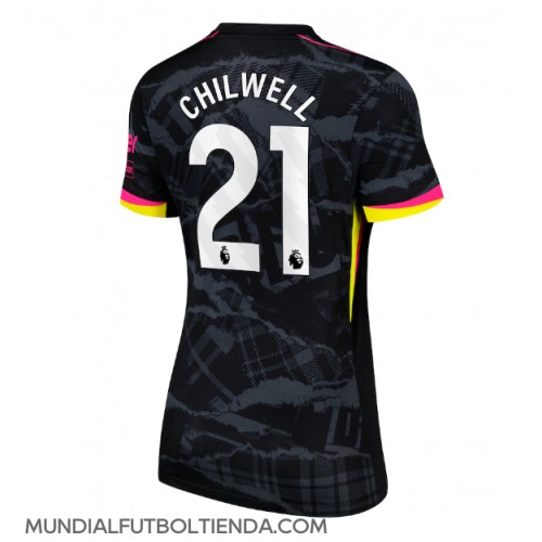 Camiseta Chelsea Ben Chilwell #21 Tercera Equipación Replica 2024-25 para mujer mangas cortas